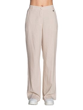 Pantalone Palazzo Yes Zee Chino da Donna - Beige