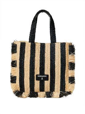 Borsa Shopper Patrizia Pepe da Donna - Nero Beige