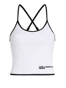 Top Karl Lagerfeld da Donna - Bianco