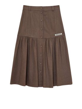 Gonna Midi Patrizia Pepe da Donna - Marrone