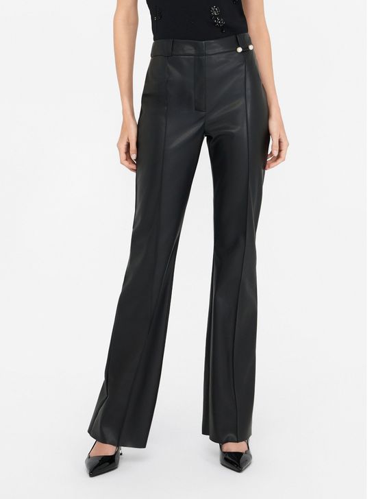 Liu Jo Flared Pants Black - Women's | Zedstore