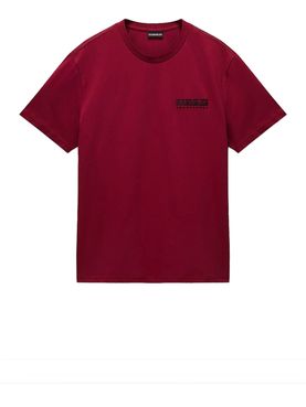 T-shirt Napapijri S-Vignoni da Uomo - Rosso