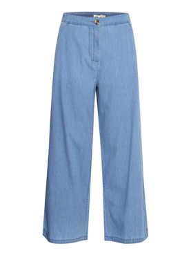 Pantalone Straight Ichi Ihbarcy da Donna - Denim