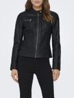 giubbino-di-pelle-only-da-donna-nero-059e45