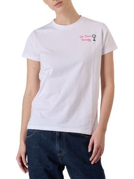 T-shirt Superculture da Donna - Bianco