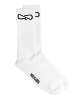 Propaganda Socks White - Men's