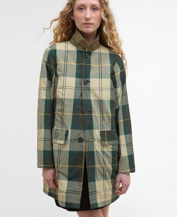 Barbour Trench Coat Green - Women's | Zedstore