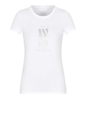 T-shirt Armani Exchange da Donna - Bianco
