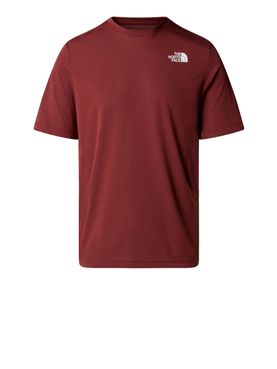 T-shirt The North Face Foundation Mountains da Uomo - Bordeaux