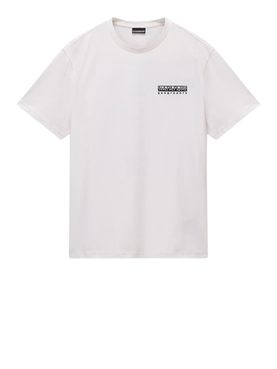 T-shirt Napapijri S-Vignoni da Uomo - Bianco