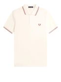 polo fred perry twin tipped da uomo - avorio