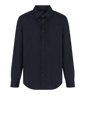 Camicia Classica Armani Exchange da Uomo - Blu