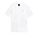 t-shirt lyle & scott slub da uomo - bianco