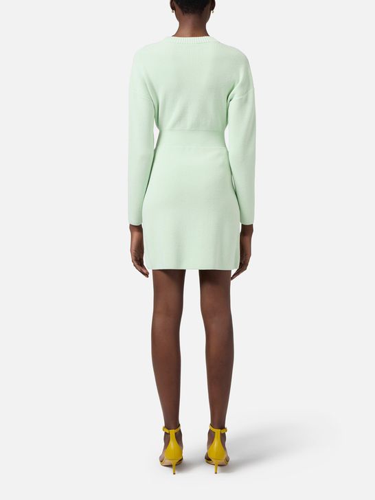 Elisabetta Franchi Mini Dress Green - Women's | Zedstore