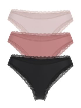 Slip Guess 3Pack Microfiber Brazilian da Donna - Multicolore
