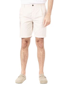 Bermuda Casual 40Weft Chino da Uomo - Avorio