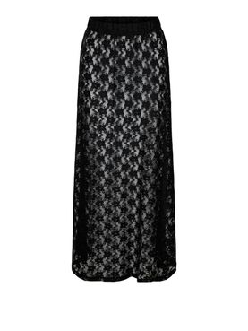 Gonna Longuette Only Jen Lace da Donna - Nero
