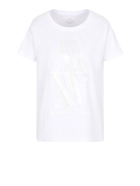 T-shirt Armani Exchange da Donna - Bianco