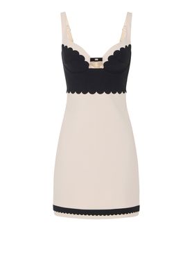 Elisabetta Franchi Mini-Kleid Ivory - Damen