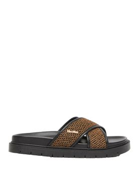 Sandalo Basso Party Max Mara da Donna - Marrone Nero