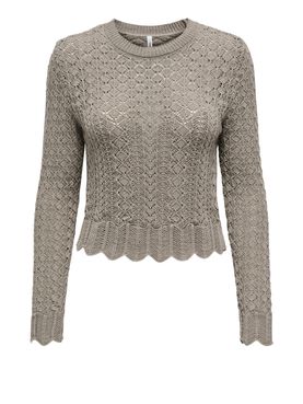 Only Saga Sweater for Women - Beige