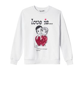 Gaelle Sweatshirt Weiß - Damen