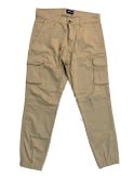 pantalone cargo gas bob gym da uomo - beige