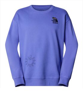 Felpa The North Face Mountain Cleanup da Uomo - Viola