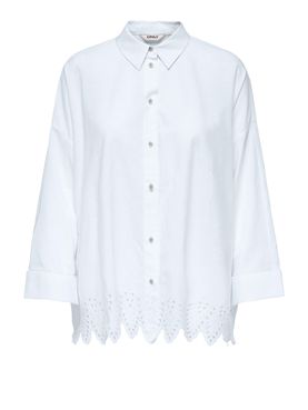 Camicia Only Graces Tulum Emb da Donna - Bianco
