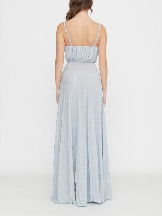 Elisabetta Franchi Longuette Dress Light Blue - Women's | Zedstore