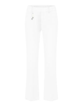 Jeans a Zampa Anna Montana da Donna - Bianco