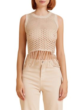 Canotta Take Two da Donna - Beige