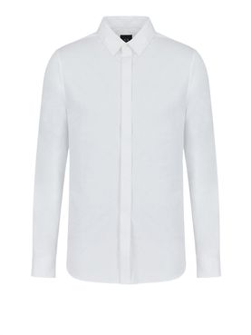 Camicia Classica Armani Exchange da Uomo - Bianco