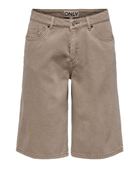 Only Silla Long Shorts for Women - Grey