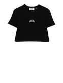 t-shirt gcds da donna - nero