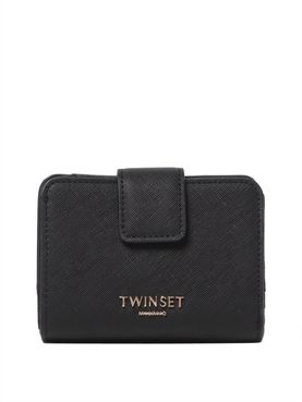 Twin Set Geldbörse für Frauen - Schwarz