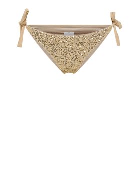 Bikini Pezzo Sotto Sun68 Paillettes da Donna - Oro