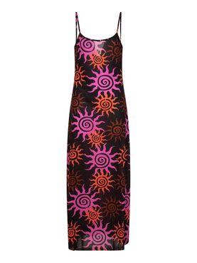 F**K Longuette Dress Fuchsia - Women's