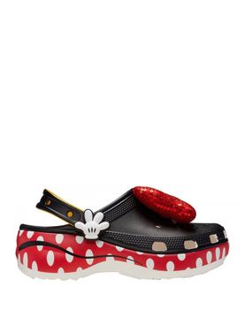 Sandalo Basso Crocs Minnie Classic Platform da Donna - Bianco