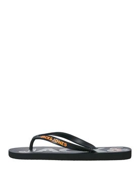 Jack and Jones Logo Palm flip flops for men - Black