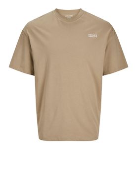 T-shirt Jack e Jones  Ames da Uomo - Beige
