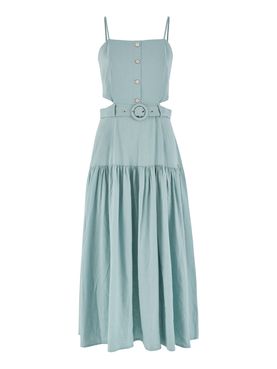 Vestito Longuette Yes Zee da Donna - Celeste