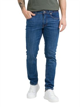 Russel Herren Slim Jaggy Jeans - Denim
