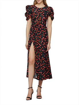 Vestito Longuette Mar De Margaritas Kristel da Donna - Nero
