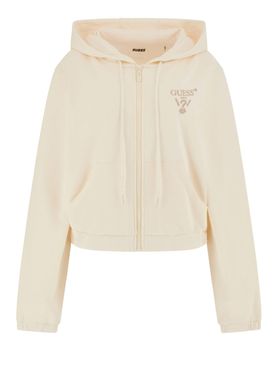 Guess Track Jacket Ivory - Women's
