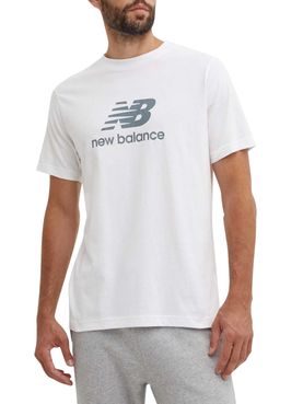 T-shirt New Balance da Uomo - Bianco