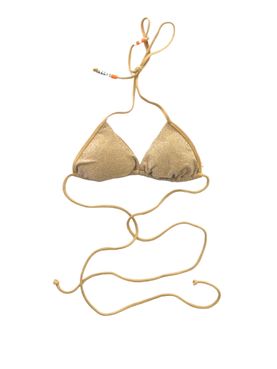 Bikini Pezzo Sopra Sun68 Lurex da Donna - Oro
