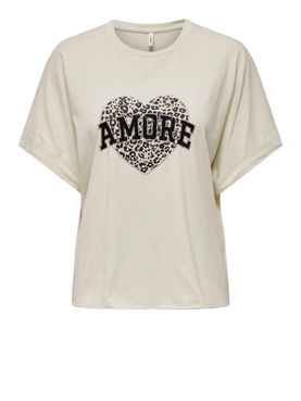 T-shirt Only Lucy da Donna - Avorio