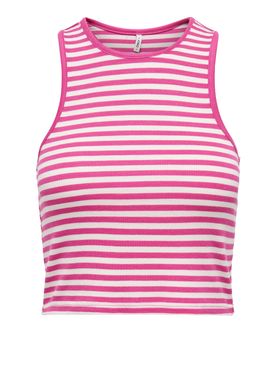 Only Belia Damen-Kropf-Oberteil - Fuxia