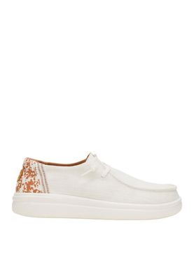 Slip On Hey Dude Wendy Rise Animal for Women - White